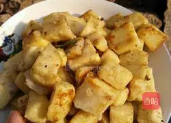 Illustration of how to make fried steamed buns 4