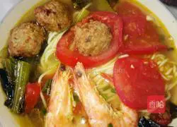 Illustration of how to make lazy noodles 9