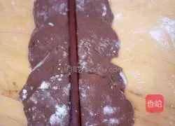 Illustration of how to make two-color steamed buns 12