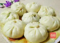 Illustration of how to make fennel and egg stuffed buns 12