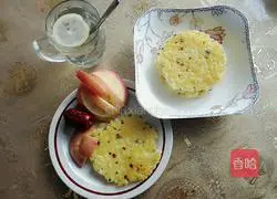 Illustration of how to make fried rice cakes 10