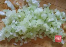 Illustration of how to make delicious spinach and celery dumplings 16