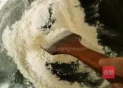 Illustration of how to make fried flour 3