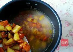 Illustration of how to cook rice in a lazy rice cooker 8