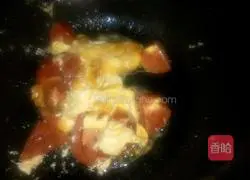Illustration of how to make tomato and egg fried noodles 8