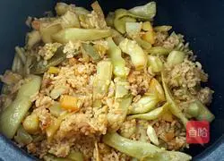 Illustration of how to make braised beans and rice 10