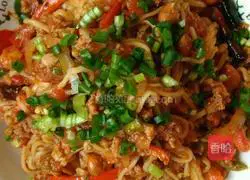 Deluxe dry mix Illustration of making noodles 9