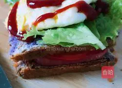 Illustration of making whole grain sandwich 9