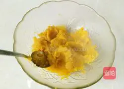 Illustration of how to make sweet potato and millet flour cake 2