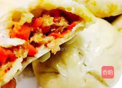 Illustration of how to make carrot meat buns 21