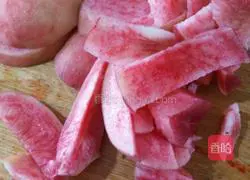 Illustration of how to make peach cake 2