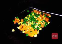 Simple golden egg fried rice recipe 2