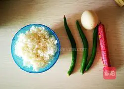 Egg fried rice Illustration of how to do it 1