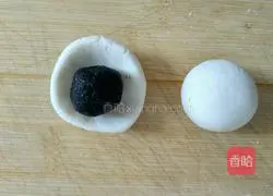 Black sesame...Illustration of how to make glutinous rice balls 7