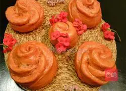 Illustration of how to make beetroot steamed buns 13