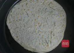 Illustration of making wild garlic and egg vegetable cakes 14