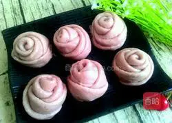 Illustration of how to make purple sweet potato buns 10