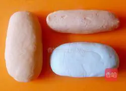 Illustration of how to make carrot and two-color flower steamed buns 6