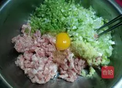 Meat Illustration of how to make cakes 2