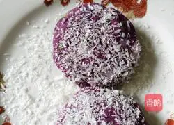 Purple potato vegetable shrimp cake recipe 6