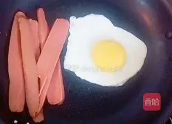 Illustration of how to make breakfast sandwiches 6