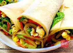 Hand-picked lettuce Illustration of how to make cakes 8