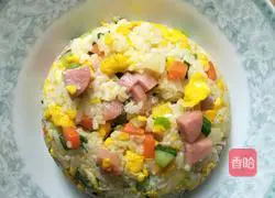 Egg Fried Rice (Colorful Egg Fried Rice) Recipe Illustration 11