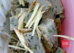 Illustration of making fish cake and white radish 3