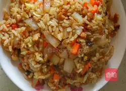 How to make assorted fried rice Illustration 8