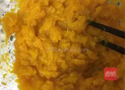 Illustration of how to make original pumpkin glutinous rice cake 3