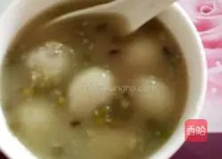Illustration of how to make mung bean glutinous rice balls 3
