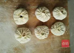 Illustration of how to make fennel seedling buns 9