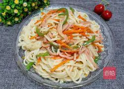 Illustration of homemade fried noodles 11