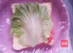 Illustration of how to make egg cheese sandwich 5