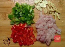 Double Illustration of how to make pepper noodles 2