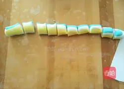 Illustration of how to make rainbow glutinous rice balls 10