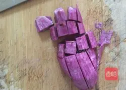 Purple Pearls (Purple Sweet Potato Rice Balls) Tangyuan) Recipe Illustration 1