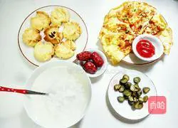 Illustration of how to make pastoral egg cake 4