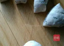 Illustration of how to make black sesame steamed buns 8