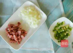 Illustration of how to make fried rice with mushroom sauce 2