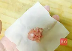 Pork Illustration of how to make wontons (rich soup version) 5