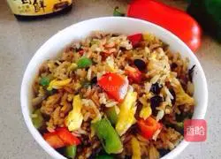 Soy Sauce and Black Bean Fried Rice Recipe Illustration 6