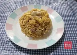 Illustration of how to make fried noodles 12