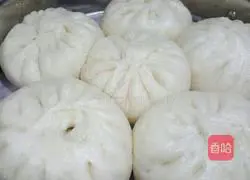 Illustration of how to make radish and kelp tofu vegetarian buns 8