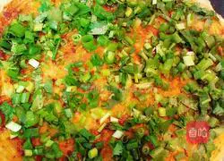 Illustration of how to make ham and egg pancakes 7