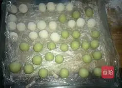 Illustration of how to make glutinous rice balls with bean paste 7