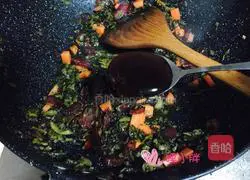 Illustration of Braised Rice with Pickled Sausage 7