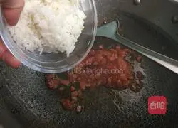 Illustration of how to make Japanese omelette rice 5