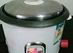 Illustration of how to make mung bean stewed rice 6