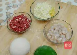 Illustration of how to make jade dumplings 1